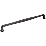 Jeffrey Alexander Fontana 18" Center to Center Elegant Curved Square Appliance Handle / Drawer Pull Brushed Oil Rubbed Bronze