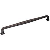 Jeffrey Alexander Fontana 12" (305mm) Center to Center Elegant Curved Square Large Cabinet Handle / Drawer Pull Brushed Oil Rubbed Bronze
