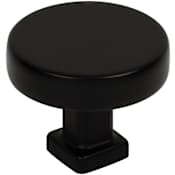 Jeffrey Alexander Ogden 1-3/8 Inch Mushroom Cabinet Knob Matte Black