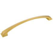 Jeffrey Alexander Roman 12" Center to Center Contemporary Arch Bow Appliance Pull / Handle Brushed Gold