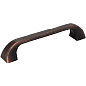 Jeffrey Alexander Marlo 5-1/16" (128mm) Center to Center Soft Square Cabinet Handle / Drawer Pull Brushed Oil Rubbed Bronze