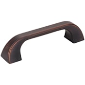 Jeffrey Alexander Marlo 3-3/4" Center to Center Thick Arched Cabinet Handle / Drawer Pull Brushed Oil Rubbed Bronze