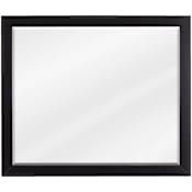 Jeffrey Alexander 2nd Gen Cade Vanities 33" W x 28" H Contemporary Rectangular Framed Bathroom Wall Mirror Black