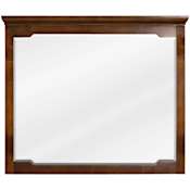 Jeffrey Alexander Chatham 40" W x 34" H Rectangular Framed Bathroom Wall Mirror Chocolate