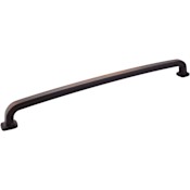 Jeffrey Alexander Belcastel 1 - 18" Center to Center Soft Square Appliance Handle / Appliance Pull with Square Feet Brushed Oil Rubbed Bronze