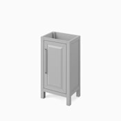 Jeffrey Alexander Cade 18" Single Free Standing Vanity Cabinet - Less Vanity Top Grey