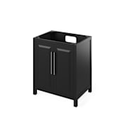 Jeffrey Alexander Cade 30" Single Free Standing Vanity Cabinet - Less Vanity Top Black
