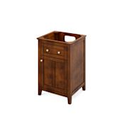 Jeffrey Alexander Chatham 24" Single Free Standing Vanity Cabinet - Less Vanity Top Chocolate