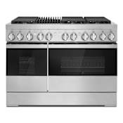 JennAir NOIR 48 Inch Wide 6.3 Cu. Ft. Free Standing Dual Fuel Range with JennAir Connect and Grill Stainless Steel