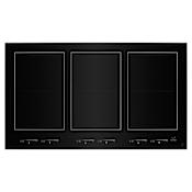 JennAir 36 Inch Wide 6 Burner Induction Cooktop Floating Glass Black