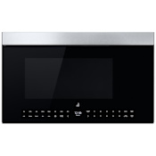 JennAir 30 Inch Wide 900 Watt Over the Range Microwave with Convection Capability Floating Glass Black