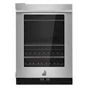 JennAir 24 Inch Wide Energy Star Certified Beverage Cooler with LED Lighting and UV Resistant Thermal Glass Pro Style Stainless