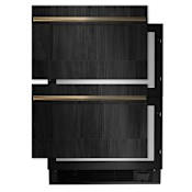 JennAir 24 Inch Wide 4.7 Cu. Ft. Double Drawer Refrigerator/Freezer Panel Ready