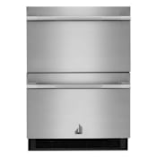 JennAir Rise 24 Inch Wide 4.7 Cu. Ft. Double Refrigerator Drawers Stainless Steel