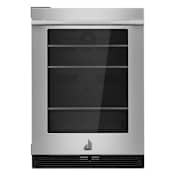 JennAir 24 Inch Wide 5.2 Cu. Ft. Energy Star Certified Compact Freezerless Refrigerator with LED Lighting and UV Resistant Thermal Glass Stainless Steel