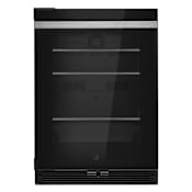 JennAir Noir 24 Inch Wide Energy Star Rated Compact Refrigerator with Left Swing Door Black