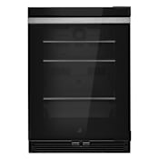 JennAir Noir 24 Inch Wide Energy Star Rated Compact Refrigerator with Right Swing Door Black