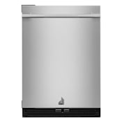 JennAir Rise 24 Inch Wide Energy Star Rated Compact Refrigerator with Left Door Swing Stainless Steel