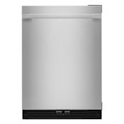 JennAir Noir 24 Inch Wide Energy Star Rated Compact Refrigerator with Right Door Swing Stainless Steel