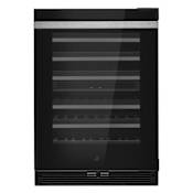 JennAir NOIR 24 Inch Wide 45 Bottle Capacity Undercounter Wine Cooler - Right Hinging Stainless Steel