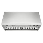 JennAir Pro-Style 600 CFM 36 Inch Wide Wall Mounted Range Hood Pro Style Stainless