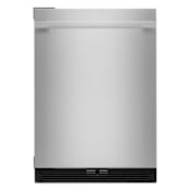 JennAir 24 Inch Wide 5 Cu. Ft. Energy Star Certified Compact Freezerless Refrigerator with LED Lighting and Smooth Close Drawers Stainless Steel
