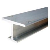 Johnson Hardware 200 Series 72" Aluminum Track for Sliding Doors Mill Aluminum
