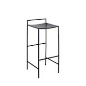 JONATHAN Y Lighting Svelte 14" Wide Bar Stool Black