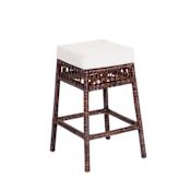 JONATHAN Y Lighting Bali 17" Wide Counter Stool White