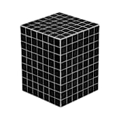 JONATHAN Y Lighting Callista 14" Wide Ceramic Tile Top Ceramic and MDF Table Black / White