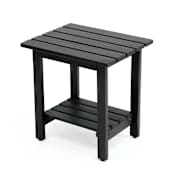 JONATHAN Y Lighting Kellie 16" Wide Wood Top Acacia Table Black