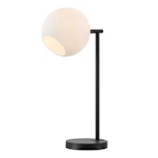 JONATHAN Y Lighting Charles Single Light 21" Tall LED Arc Desk Lamp Black