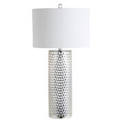 JONATHAN Y Lighting Isabella Single Light 30" Tall LED Buffet Table Lamp Silver