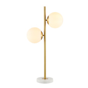 JONATHAN Y Lighting Amelie 28" Tall LED Tree Table Lamp Brass Gold