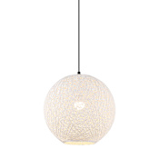 JONATHAN Y Lighting Lacey 16" Wide LED Pendant White/Black