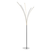 JONATHAN Y Lighting Fuochi 71" Tall LED Tree Floor Lamp Chrome
