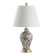 JONATHAN Y Lighting Grace 24" Tall LED Vase Table Lamp Multi / Brass