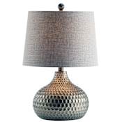 JONATHAN Y Lighting Bates Single Light 22" Tall LED Vase Table Lamp Antique Brown