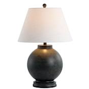 JONATHAN Y Lighting Sophie Single Light 26" Tall LED Vase Table Lamp Dark Gray
