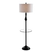 JONATHAN Y Lighting Laine Single Light 60" Tall LED Dual Function Floor Lamp Oil Rubbed Bronze
