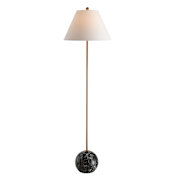 JONATHAN Y Lighting Miami 64" Tall LED Buffet Floor Lamp Gold / Black