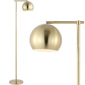 JONATHAN Y Lighting Eva 59" Tall LED Novelty Floor Lamp Brass Gold
