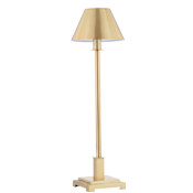 JONATHAN Y Lighting Roxy Single Light 26" Tall LED Buffet Floor Lamp Brushed Brass