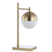 JONATHAN Y Lighting Marcel 21" Tall LED Desk Lamp Brass Gold