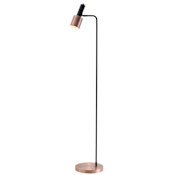 JONATHAN Y Lighting Brady 60" Tall LED Floor Lamp Copper / Black