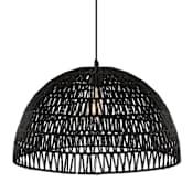 JONATHAN Y Lighting Campana 20" Wide LED Pendant Black