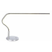 JONATHAN Y Lighting Julian Single Light 15" Tall Integrated LED Arc Desk Lamp Chrome