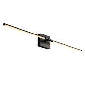JONATHAN Y Lighting Makena 32" Wide Wall Sconce Black