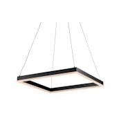 JONATHAN Y Lighting Nero 16" Wide LED Suspension Pendant Black