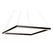 JONATHAN Y Lighting Nero 24" Wide LED Suspension Pendant Black